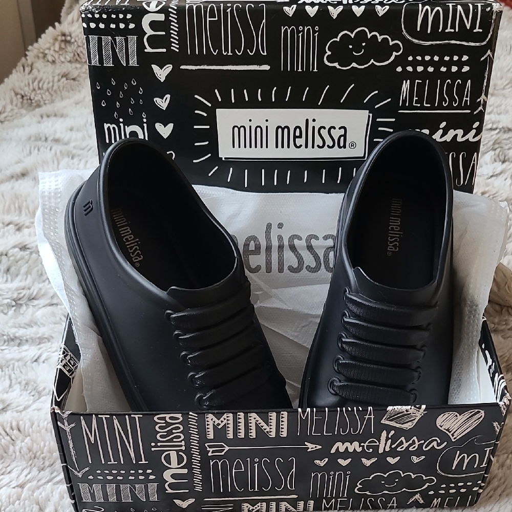 Mini Melissa Black Shoes